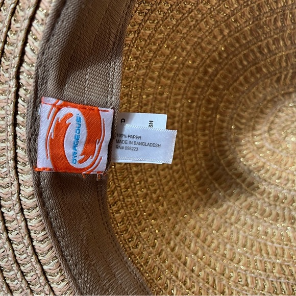 Women’s 100% paper straw hat / sun hat - 14” across - Picture 5 of 6